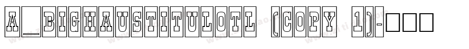 a_BighausTitulOtl (COPY 1)字体转换